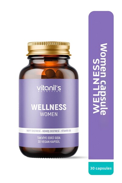 Vitanil's Nutrition Women Wellness (Hayıt Extract, Kohoş Extract, Vitamin B6)...