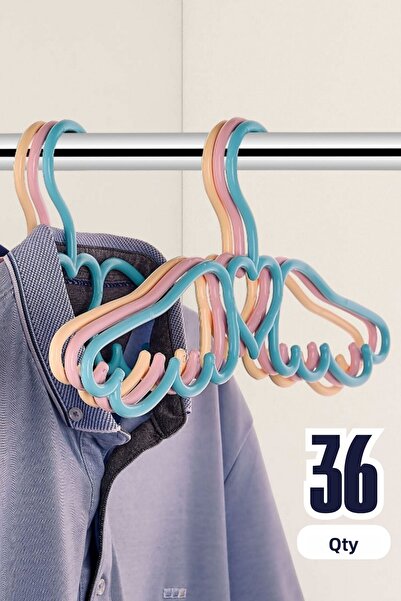 Beray 36 закачалки за дрехи Angel Hanger - различни цветове