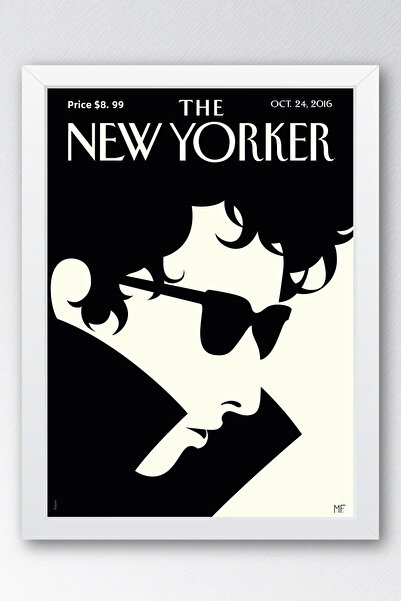 Saturn Pictură înrămată The New Yorker 24 octombrie 2016 - Pictură Bob Dylan