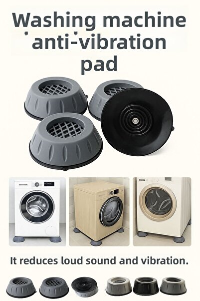 sepetra Set de 4 opritoare anti-vibrații pentru mașina de spălat rufe CN Uscă...