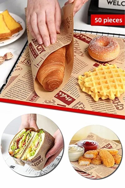 tafce ورق عرض زيتي منقوش ذاتيًا |   ورقة عرض نمط صحيفة الإنجليزية |   50 ورقة زيتية