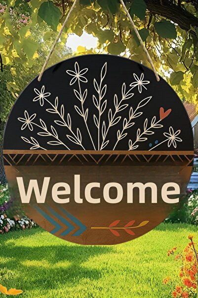 kutuTR زخرفة باب من الألياف الخشبية متوسطة الكثافة بمظهر ثلاثي الأبعاد وطباعة بالأشعة فوق البنفسجية |   حامل معلق، قابل للمسح، ديكور KS030