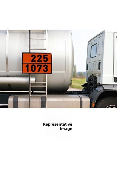 Badem10 Metal 40X30 cm Sheet (1 Pair) 225-1073 Liquid Oxygen Refrigerated Liquid Freight Dangerous Goods