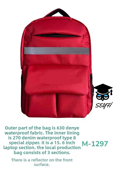 SEYFİKİRTASİYE Document Notebook High School Middle School Primary School University Travel Bag 1St Class Waterproof Fabric
