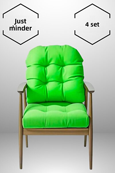 MoMMe Pernă pentru scaun 45x45 CM pentru șezut și spătar (4 SETURI) CULOARE V...