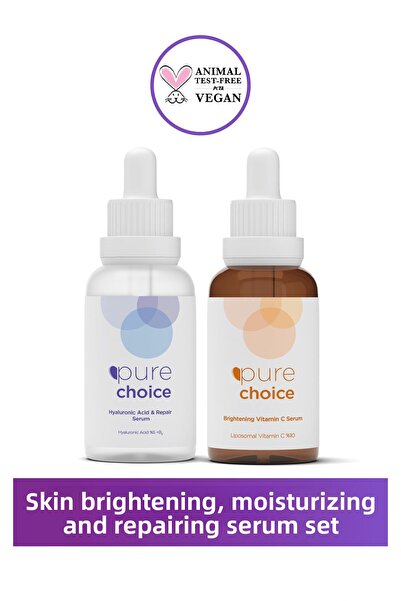 Pure Choice Brightening, Intensive Moisturizing and Repairing Serum Set of 2 ...