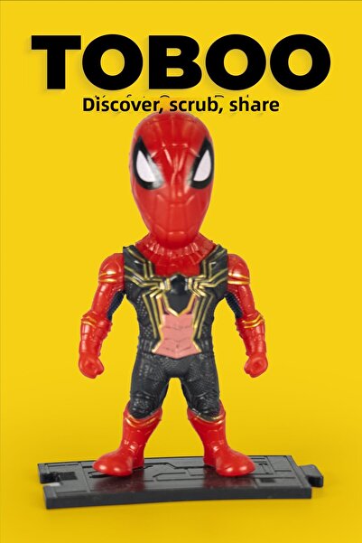 shop مجسم تشيبي سبايدر مان مقاس 9.5 سم - مجسم أفنجرز القابل للجمع V1