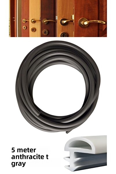 BABAWİCK American Panel Door Felt 5 Meters Anthracite Gray Color Wooden Door ...