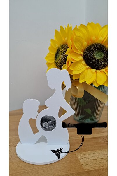 Rafine Studio 3D إطار صور بالموجات فوق الصوتية للطفل، الصورة الأولى للحمل، قط...