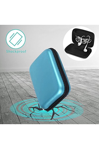 Boldy Mini Seyahat Organizer - Aksesuar Çantası-Kulaklık Çantası - Şarj Kablo...