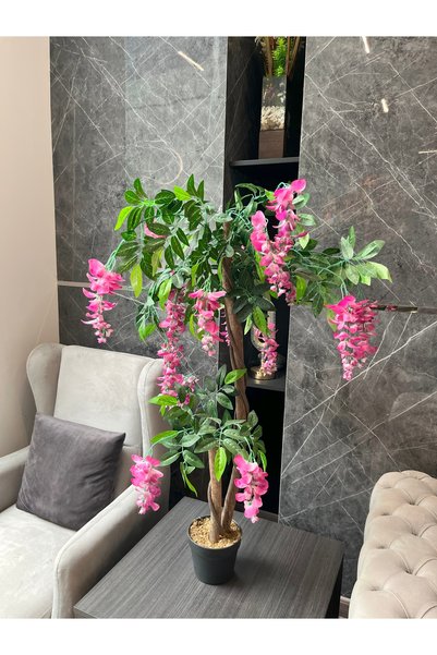 GREEN TOWN اشجار الوستيريا الحمراء الصناعية -120cm