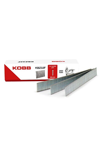 KOBB KBZ32F 32mm 2500 Adet F/E/J/8 Serisi Ağır Hizmet Tipi Kesik Başlı Çivi