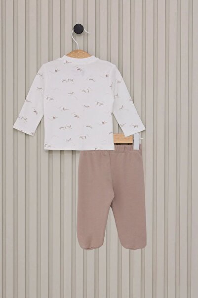 belle vista U.S.Polo Baby Boy Booties 3 Piece Set Usb2018 Cream