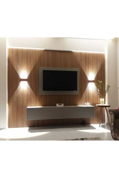 AGT kargo bedava, Antalya Yıldız Duvar Lambri Profili Lb 3783 TEAK