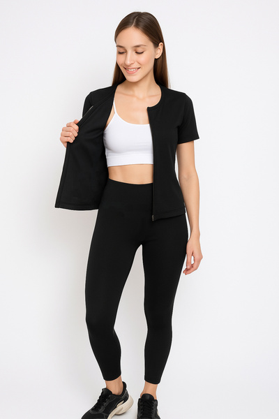 critic man Set de trening Terleten și cu fermoar termic