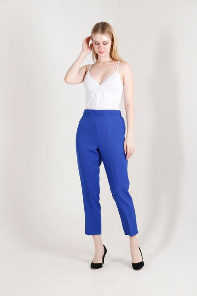 Mogi Butik Large Size Lycra Woven Trousers 3044 - Carrot Leg