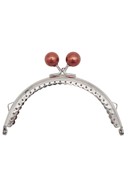 angel çanta aksesuar Angel 10,5 cm Metal argintiu Roșu Claret închis Clip por...