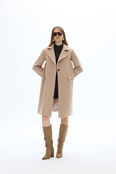 SevdeUgur Γυναικείο παλτό από βιζόν κασμίρ / συλλογή Sevdeuğur