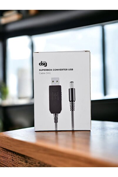 online shopping dsg store Süperbox Powerbank Usb Bağlantı Kablosu 5v Giriş 12v Çıkış Modem Uyumlu