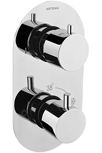 VitrA Artema Aquaheat R2 Ankastre Banyo Duş Bataryası (2 Yollu Yönlendirici) ...