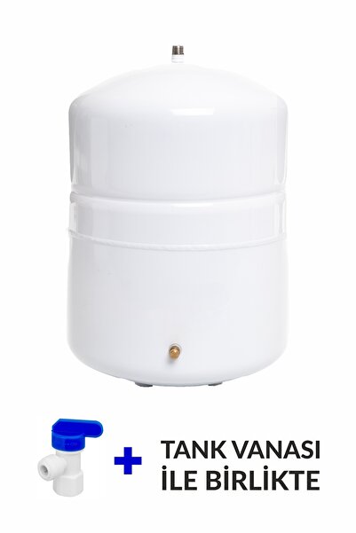 Alfa Dükkan 8 Litre Çelik Su Arıtma Tankı 2.2 gallon metal arıtma tankı