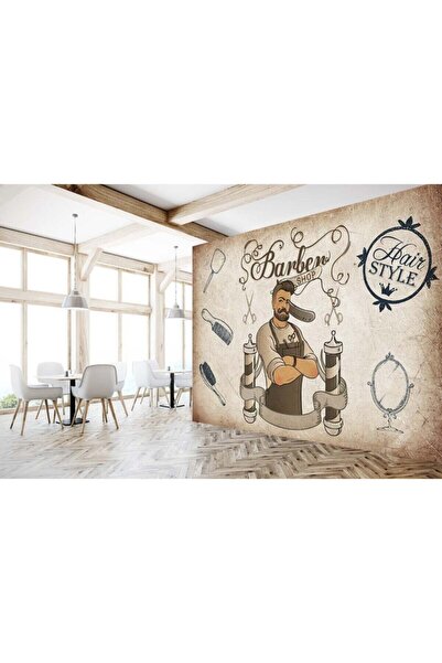 Özen Duvar Kağıtları Kuaför Berber Salonu Duvar Kağıdı