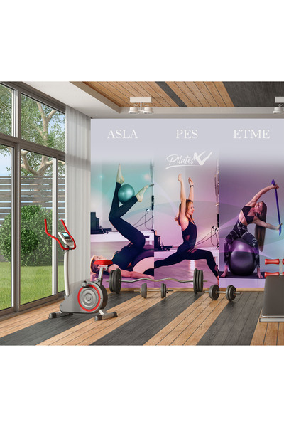 Özel Duvarlar Pilates Salonu Duvar Kağıdı