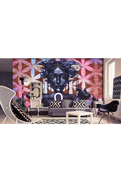 Özen Duvar Kağıtları Grafiti Kadın Duvar Kağıdı