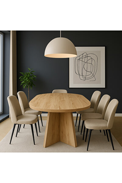 OlcayAksesuar Kanatlı 180x90x75 (KALIN KENAR 36mm) Yemek Masası Mutfak Masası...