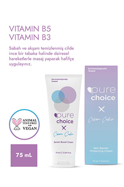 Pure Choice X Çisem Çakır Bariyer Güçlendirici Cilt Bakım Kremi 75 ML