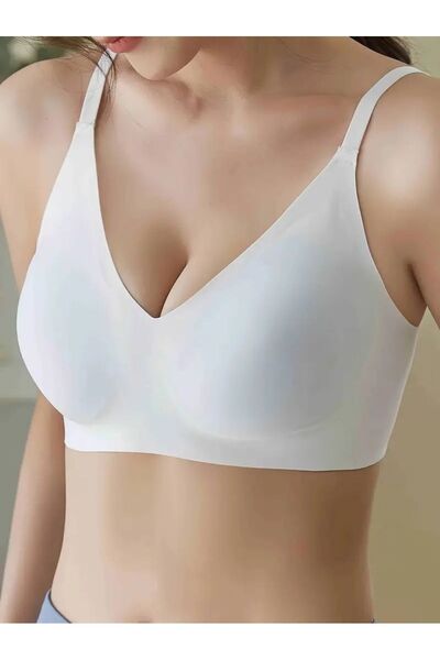 nuda luna Sutien moale, fără cusături, fără sârmă, tăiat cu laser, lenjerie i...