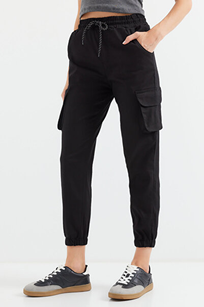 Bigdart 6667 Kargo Cepli Jogger Pantolon - Siyah