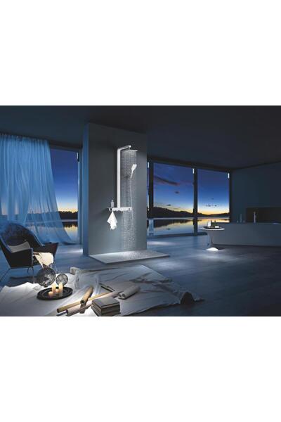 Creavit SH510 Yağmurlama Robot Tepe Duş Başlığı Seti Duş Takımı Termostatlı