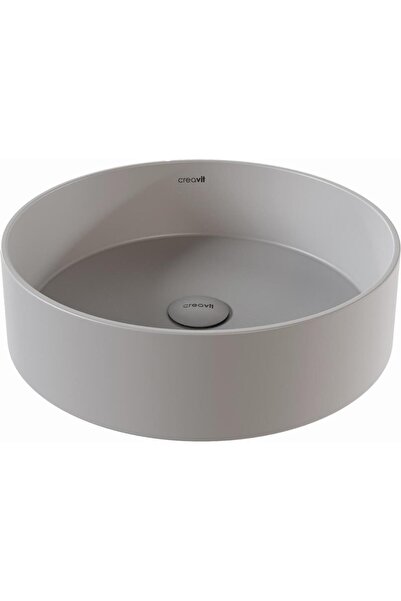 Creavit Loop Ø 45 cm Set Üstü Çanak Lavabo COOLGREY LP145