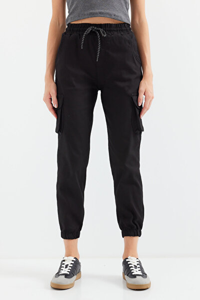 Bigdart 6667 Kargo Cepli Jogger Pantolon - Siyah