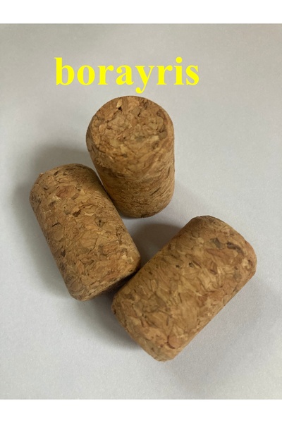 Mantar Borayris 50 Pieces Bottle I - Natural Stopper - Wine Bottle Stopper 22.5X38 mm