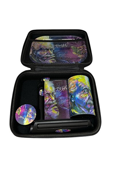 blackraw 6 Parça Premium Duman Smoking Bag Einstein Çanta Set