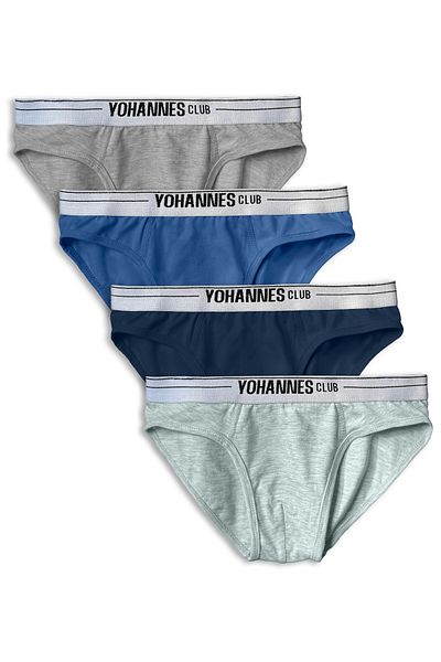 Yohannes Club Αγόρια, βαμβακερά εσώρουχα, 4 πακέτα, επιπλέον άνεση εν κινήσει