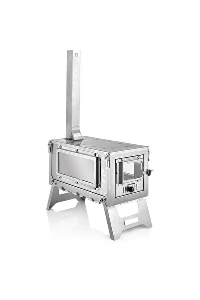 Remta Paslanmaz Çelik Mini Katlanır Kamp Çadır Sobası