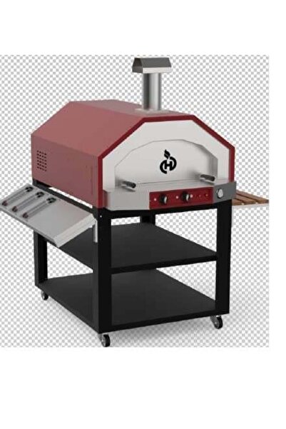 HİMAKSAN Kubbeli Pizza Fırını Doğalgazlı 4x6