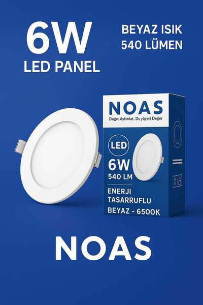 Noas 6 W LED PANEL BEYAZ Sıva Altı