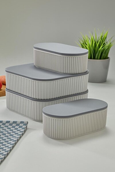 Genel Markalar 5 PARÇA GRİ TAŞINABİLİR 17 LT. PİKNİK SEPETİ VE SETİ