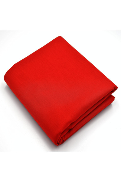 Virginia TEX Ranforce Premium Cotton Fabric for DIY Bed Linen (500 cm x 240 cm) red