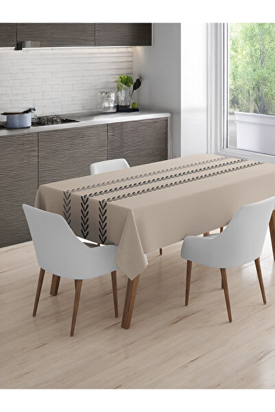 Viadela مفرش طاولة مطبوع رقمي جمالي ومريح، قماش مقاوم للبقع