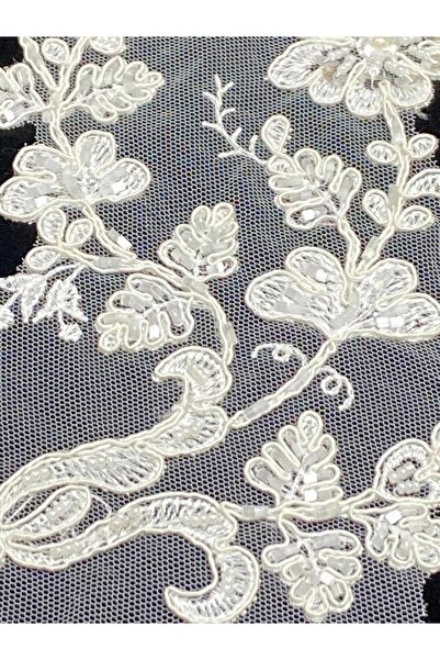 karantuhafiye Beaded Applique / Single Applique / Cream