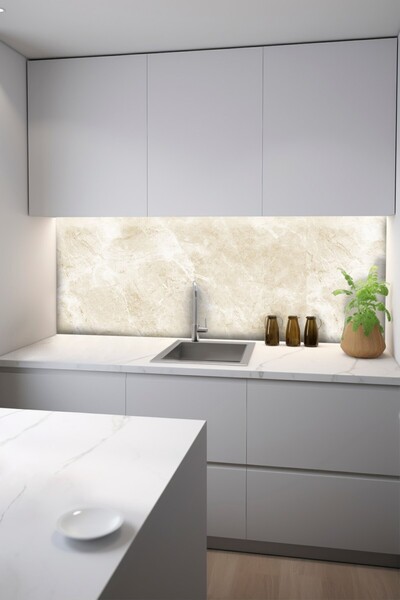 DECOMALL Code 59 Suya Dayanıklı Mutfak Banyo Zemin Mermer Mobilya Fayans Yapışkanlı Folyo Kaplama