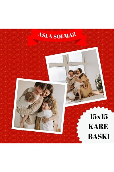 Foto Uysal Kişiye Özel Fotoğraf Baskı Altı Adet 15x15cm Kare Ebat Asla Solmaz