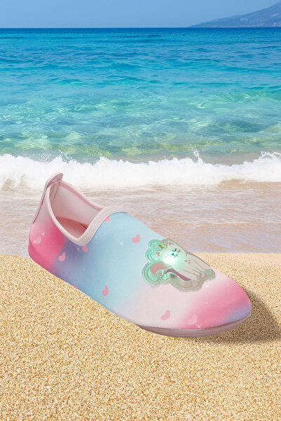 Peluche Işıklı Cat Figürlü Kaymaz Tabanlı Esnek Hafif Dayanıklı Çocuk Havuz P...