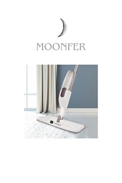 MOONFER Sprey Mop 300cc Su Hazneli Pratik Temizlik 1 takılı+ 3 Yedek toplam 4