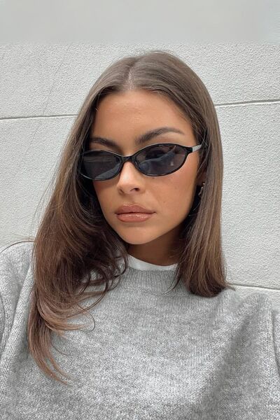REN EYEWEAR Ren Slimova 90S Narrow Thin Oval Women's Sunglasses – |   Uv400 Protection